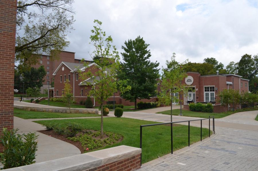 Vanderbilt Greek Row, as captured on Aug. 28, 2020.