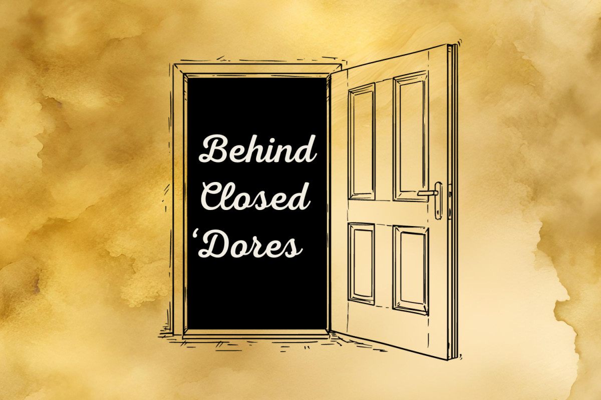 Behind Closed 'Dores Podcast Graphic (Hustler Multimedia/Chloe Whalen)