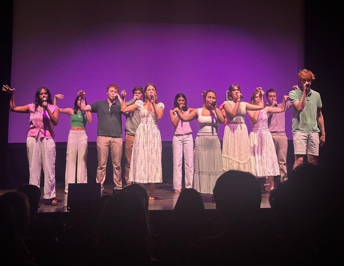 Harmonic Notion showcases choreography and vocals, as photographed on April 13, 2025. (Hustler Staff/Retta Nash)