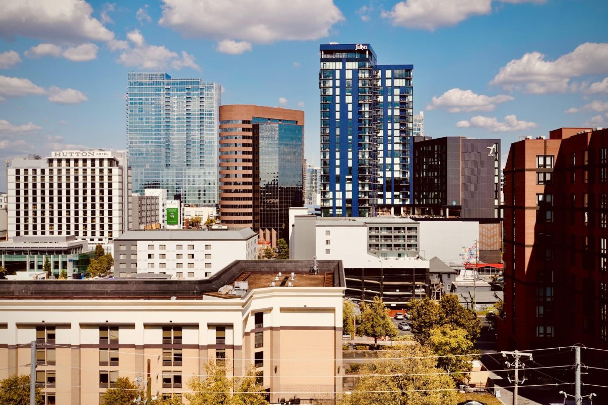 A view of Midtown Nashville basking in the sun, as captured on November 18, 2024. (Hustler Multimedia/Royce Yang)